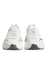 Dolce & Gabbana White Daymaster Leather Low Top Sneakers Shoes
